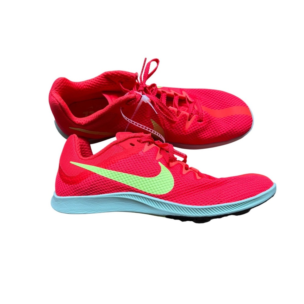 Nike Zoom Rival Distance Men 8 Red Orange FZ9653-600 New Track Spike Racing Shoe